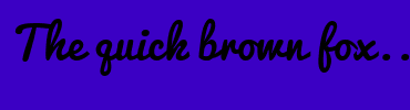Image with Font Color EB4802 and Background Color 3B00C4