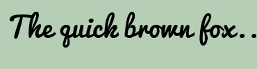 Image with Font Color B1E3C0 and Background Color B6CEB6