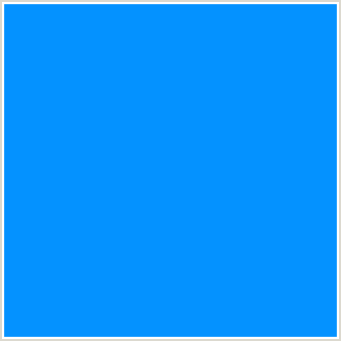 0492FF Hex Color Image (AZURE RADIANCE, BLUE)