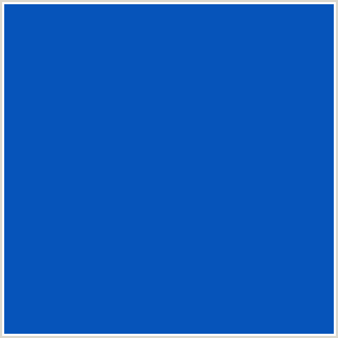 0654BA Hex Color Image (BLUE, COBALT)