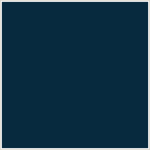 072A3E Hex Color Image (BLUE, MIDNIGHT BLUE, TIBER)