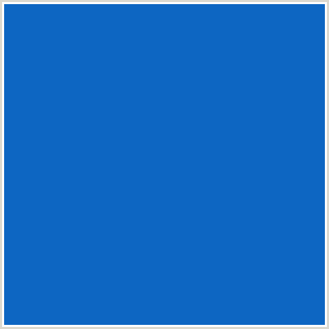 0D66C2 Hex Color Image (BLUE, DENIM)
