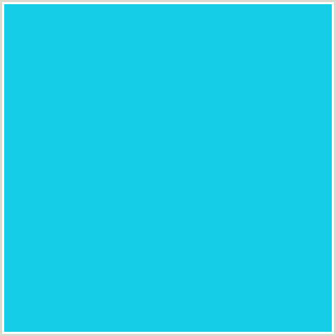 16CDE8 Hex Color Image (BRIGHT TURQUOISE, LIGHT BLUE)