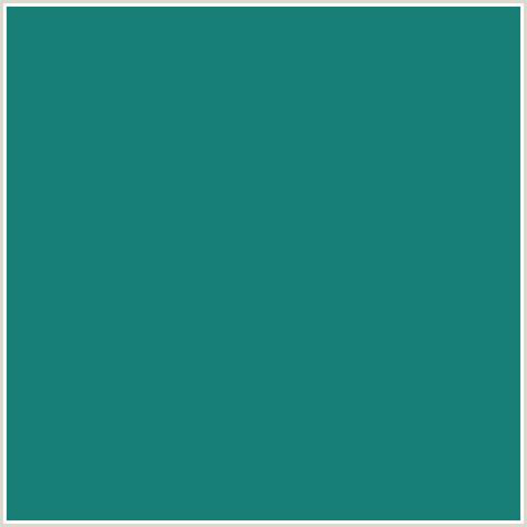 177F75 Hex Color Image (BLUE GREEN, GENOA)