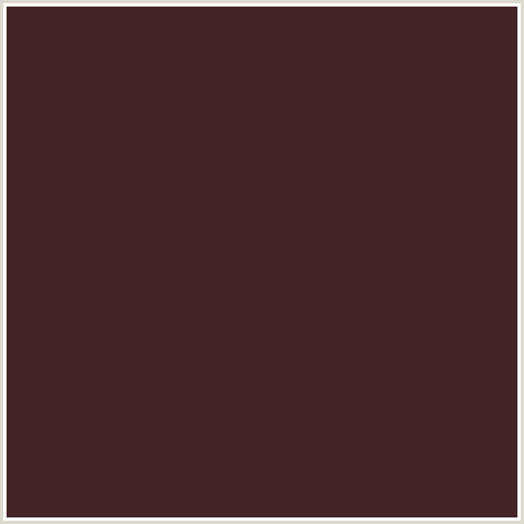432427 Hex Color Image (CRATER BROWN, RED)