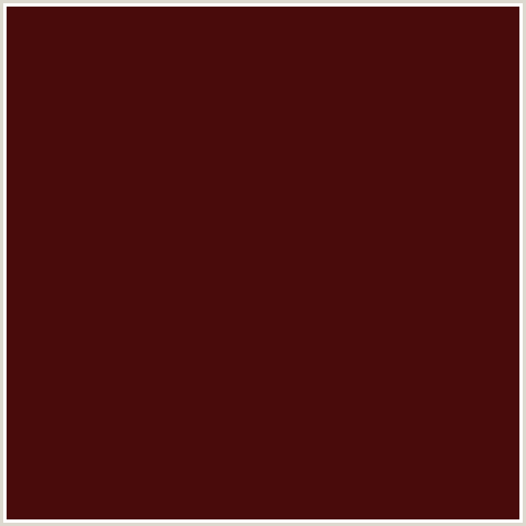 490B0B Hex Color Image (RED, VAN CLEEF)