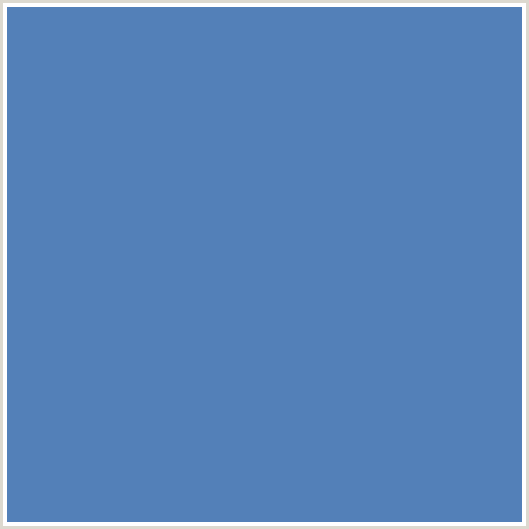 5380B8 Hex Color Image (BLUE, STEEL BLUE)