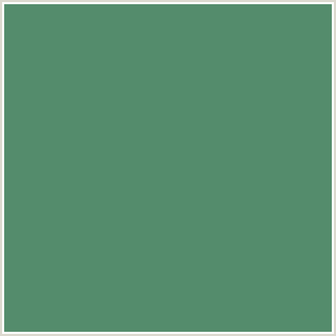 548C6C Hex Color Image (GREEN BLUE, SPRING LEAVES)