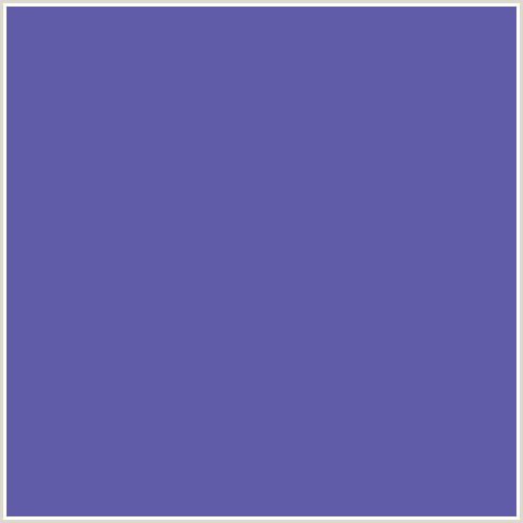 605CA8 Hex Color Image (BLUE, SCAMPI)