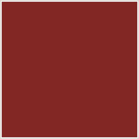 832725 Hex Color Image (BURNT UMBER, RED)