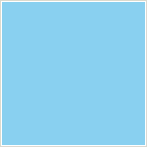 89CFF0 Hex Color Image (BABY BLUE, JORDY BLUE, LIGHT BLUE)