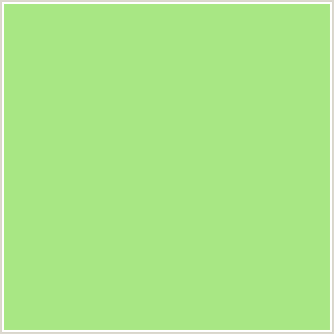 A8E784 Hex Color Image (GREEN, YELLOW GREEN)