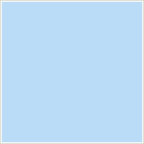BADCF7 Hex Color Image (BLUE, TROPICAL BLUE)