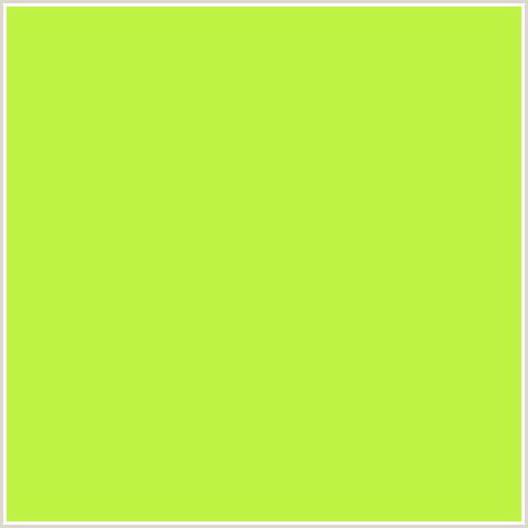 BEF243 Hex Color Image (GREEN YELLOW, STARSHIP)