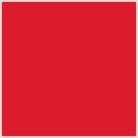 DB1C2D Hex Color Image (ALIZARIN CRIMSON, RED)