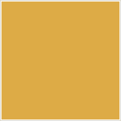 DDAB46 Hex Color Image (ANZAC, YELLOW ORANGE)