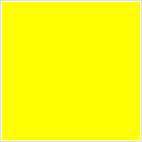 FFFF00 Hex Color Image (YELLOW, YELLOW GREEN)