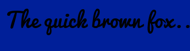 Image with Font Color FFFFFF and Background Color 001F99