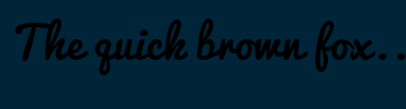 Image with Font Color 187A83 and Background Color 002438