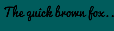 Image with Font Color 11568C and Background Color 005C5C