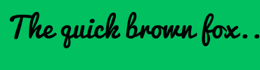 Image with Font Color BF0000 and Background Color 00C060