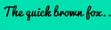 Image with Font Color C4F3FF and Background Color 00E1AF