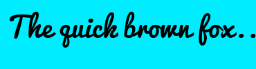 Image with Font Color FF01CF and Background Color 00ECFF
