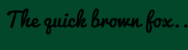 Image with Font Color 6700A6 and Background Color 024729