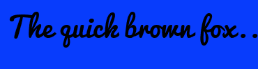 Image with Font Color 121212 and Background Color 083CFC