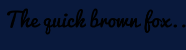 Image with Font Color 006400 and Background Color 09193C