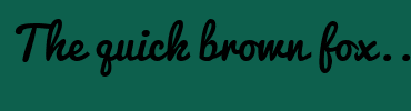 Image with Font Color FFFFFF and Background Color 0D604D