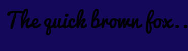 Image with Font Color FFFFFF and Background Color 13085A