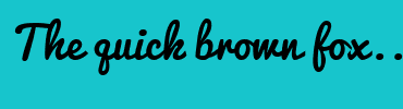 Image with Font Color 027381 and Background Color 17C5CC
