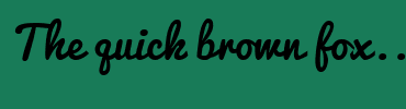 Image with Font Color 42BA7F and Background Color 187B58