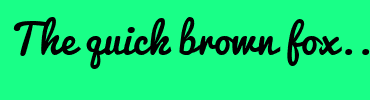 Image with Font Color FF1A00 and Background Color 19FF87