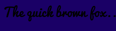 Image with Font Color FFFEEB and Background Color 1A0066