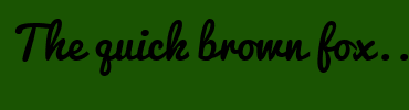 Image with Font Color FFFFFF and Background Color 1A5402