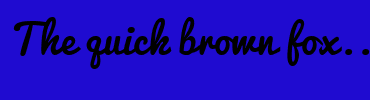 Image with Font Color 666666 and Background Color 1F0BD0
