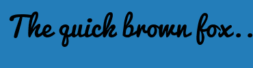 Image with Font Color FFC000 and Background Color 237DB9