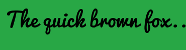 Image with Font Color 563D7C and Background Color 28A745