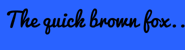 Image with Font Color FF7302 and Background Color 2962FF