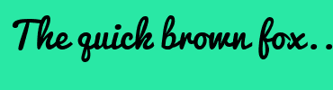 Image with Font Color 009A7F and Background Color 29E8A5
