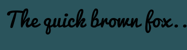 Image with Font Color 326872 and Background Color 2A545C
