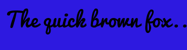 Image with Font Color FCE3CA and Background Color 2D19E0