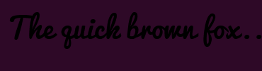 Image with Font Color D90000 and Background Color 2E0927