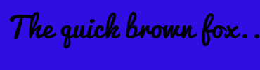 Image with Font Color CC0000 and Background Color 2E0EE3