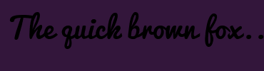 Image with Font Color 611375 and Background Color 33163B