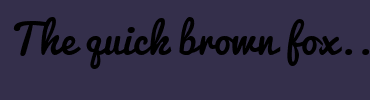 Image with Font Color 841983 and Background Color 342F4B