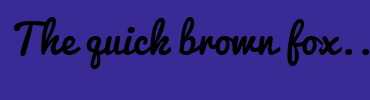 Image with Font Color FFFFFF and Background Color 3A2A95