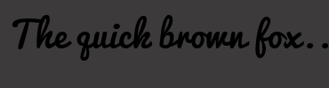 Image with Font Color FFFFFF and Background Color 3C3A3A